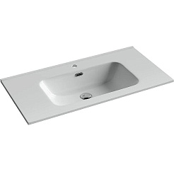 Sancos Тумба с раковиной Smart 90 дуб бардолино раковина Element 91 CN7002 – фотография-3