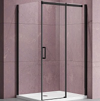Vincea Душевой уголок Dice 130x100 VSR-4D1013CL профиль черный стекло прозрачное