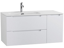 BelBagno Тумба с раковиной Etna 100 L подвесная Bianco Lucido – фотография-1