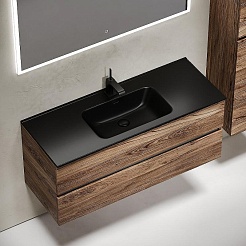 Sancos Тумба с раковиной Urban 120 дуб чарльстон раковина Element 121 CN7006MB – фотография-2