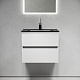 Sancos Тумба с раковиной Urban 60 белый глянец раковина Element 61 CN7001MB – фотография-13