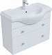 Aquanet Мебель для ванной Рондо 85 подвесная белая глянцевая – картинка-21
