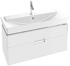 Jacob Delafon Тумба с раковиной "Reve 100" белый, 2 ящика – фотография-1