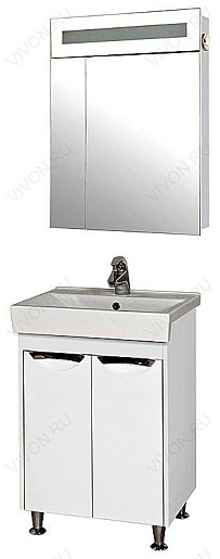 Аква Родос Зеркальный шкаф "Ника 60" – фотография-2