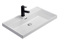 Equil Тумба с раковиной Mirage 60 1 ящик подвесная графит софт – фотография-13