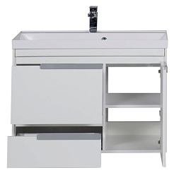 Aquanet Тумба с раковиной "Тиволи 90" белая – фотография-5