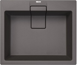 Florentina Мойка кухонная Ривьера 600 серый шелк – фотография-1