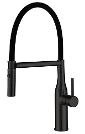 Frap Смеситель для кухни G4098-26 черный – фотография-1