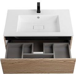 Cezares Тумба с раковиной Slider 80 с 2 ящиками дуб тангент – фотография-19