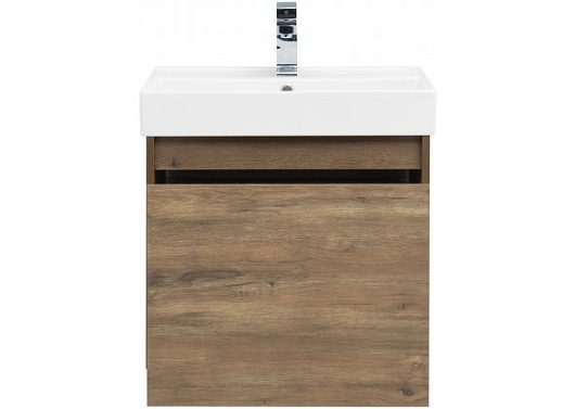 Aquanet Тумба с раковиной Nova Lite 60 дуб рустикальный	 – картинка-7