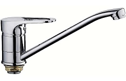 Frap Смеситель для кухни H702 F49702-B хром – фотография-1