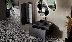 Jorno Тумба под раковину Stone 80 антрацит – фотография-3