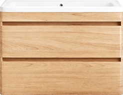 Vivon Тумба с раковиной Atwood 80 подвесная дерево – фотография-5