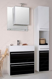  Пенал для ванной "Ginza" черный – фотография-3