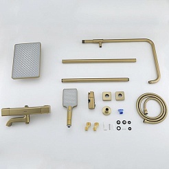 Gappo Смеситель для вынны G91 G2491-3 золотой сатин – фотография-4