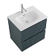 BelBagno Тумба с раковиной Uno 60 подвесная Голубой матовый с раковиной BB-8099-60 – картинка-25