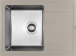 Florentina Мойка кухонная Комби 650 грей – фотография-1