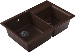 Florentina Мойка кухонная Касси 780 брауни – фотография-2
