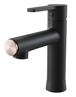 Mixline Смеситель для раковины 35k ML23-04 "Round Black" чёрный