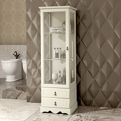 Opadiris Шкаф-пенал для ванной Клио 40 L слоновая кость – фотография-4