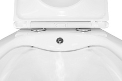 Azario Унитаз подвесной Grado AZ-046E-NR безободковый с функцией биде белый – фотография-13