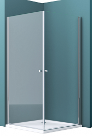 BelBagno Душевой уголок Etna 80/100 ETNA-AH-2-80/100-C-Cr стекло прозрачное – фотография-1