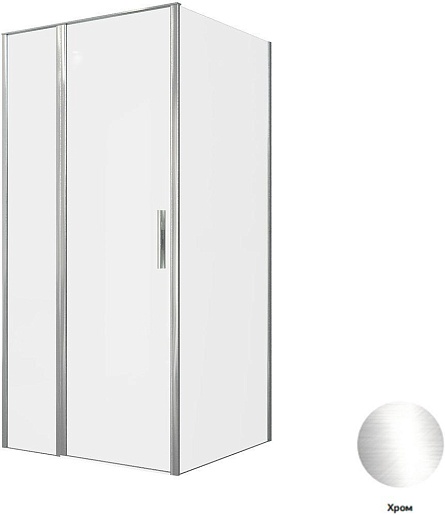 Allen Brau Душевой уголок Priority 100x90 3.31028.00/3.31043.00 хром – картинка-5