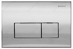 Geberit Кнопка смыва Kappa 50 115.260.46.1 хром, матовая – фотография-1