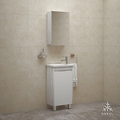 Corozo Мебель для ванной Остин 45, пайн белый – фотография-4