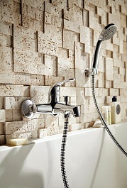 Bravat Смеситель для вынны с душем Fit F6135188CP-B-RUS – фотография-5