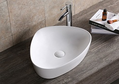 Ceruttispa Раковина накладная 51 CR0089 белая – фотография-2