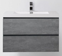 BelBagno Тумба для умывальника LUCE-800 Stucco Cemento – фотография-1