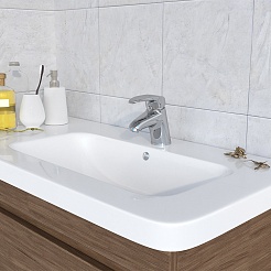 Paini Смеситель для раковины Smile 39CR205CAKM без донного клапана, хром (CR) – фотография-4