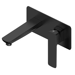 Oliveeka Смеситель для раковины D OL-869003-MB черный матовый – фотография-1