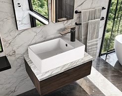 Ceruttispa Раковина накладная 48 CR7098D белая – фотография-2