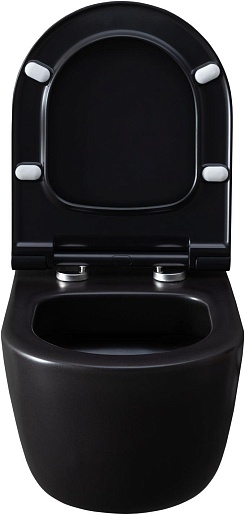 Allen Brau Чаша подвесного унитаза Priority 4.31002.31 чёрный матовый – фотография-8