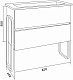 Grossman Тумба под раковину Солис 85 дуб сонома/белая – фотография-8