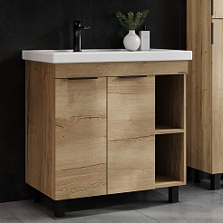 Onika Тумба под раковину Легран 80 дуб галифакс – фотография-6