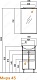 Акватон Тумба с раковиной "Мира Н 45" – фотография-5