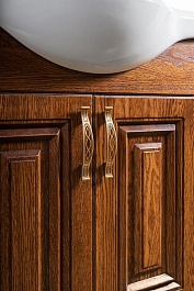 Водолей Тумба с раковиной Дубэлла 65 орех – фотография-4