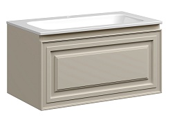 Sancos Тумба с раковиной Very 80 beige soft раковина Grace 81 CN7012 – фотография-1