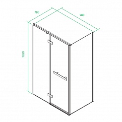 Iddis Душевой уголок Nona N40S108i23 – фотография-7