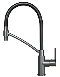 Mixline Смеситель для кухни 35k ML33-108GR "City Graphite" графит – фотография-3