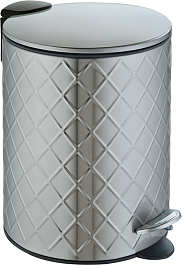 WeltWasser Ведро для мусора WW Galaxy MT 5L сталь матовая – фотография-1