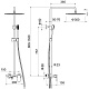Aquatek Душевая система Лира AQ2440CR хром – картинка-6