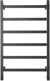 Domoterm Полотенцесушитель Квадро Плюс П6 500x800 черный – фотография-1