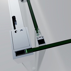 Vincea Душевой уголок Soft 2 100x90 VSR-3SO29010CL профиль хром стекло прозрачное – фотография-7