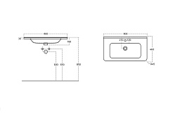 BelBagno Мебельная раковина Urban 80 12080-KL – фотография-3