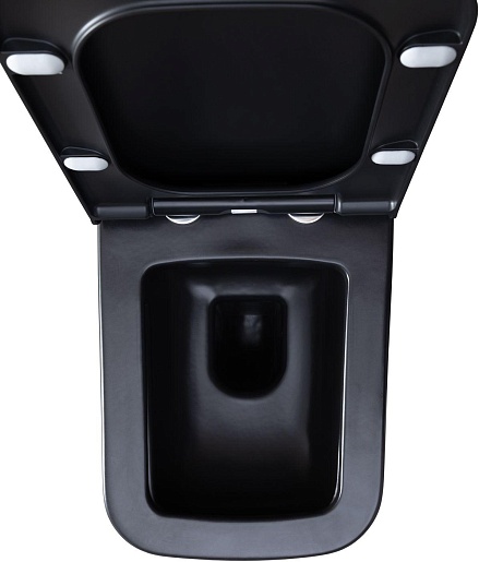 Allen Brau Чаша подвесного унитаза Infinity 4.21011.31 чёрный матовый – фотография-14