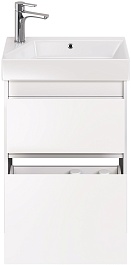 Dreja Тумба под раковину Slim 55 подвесная белая – фотография-4